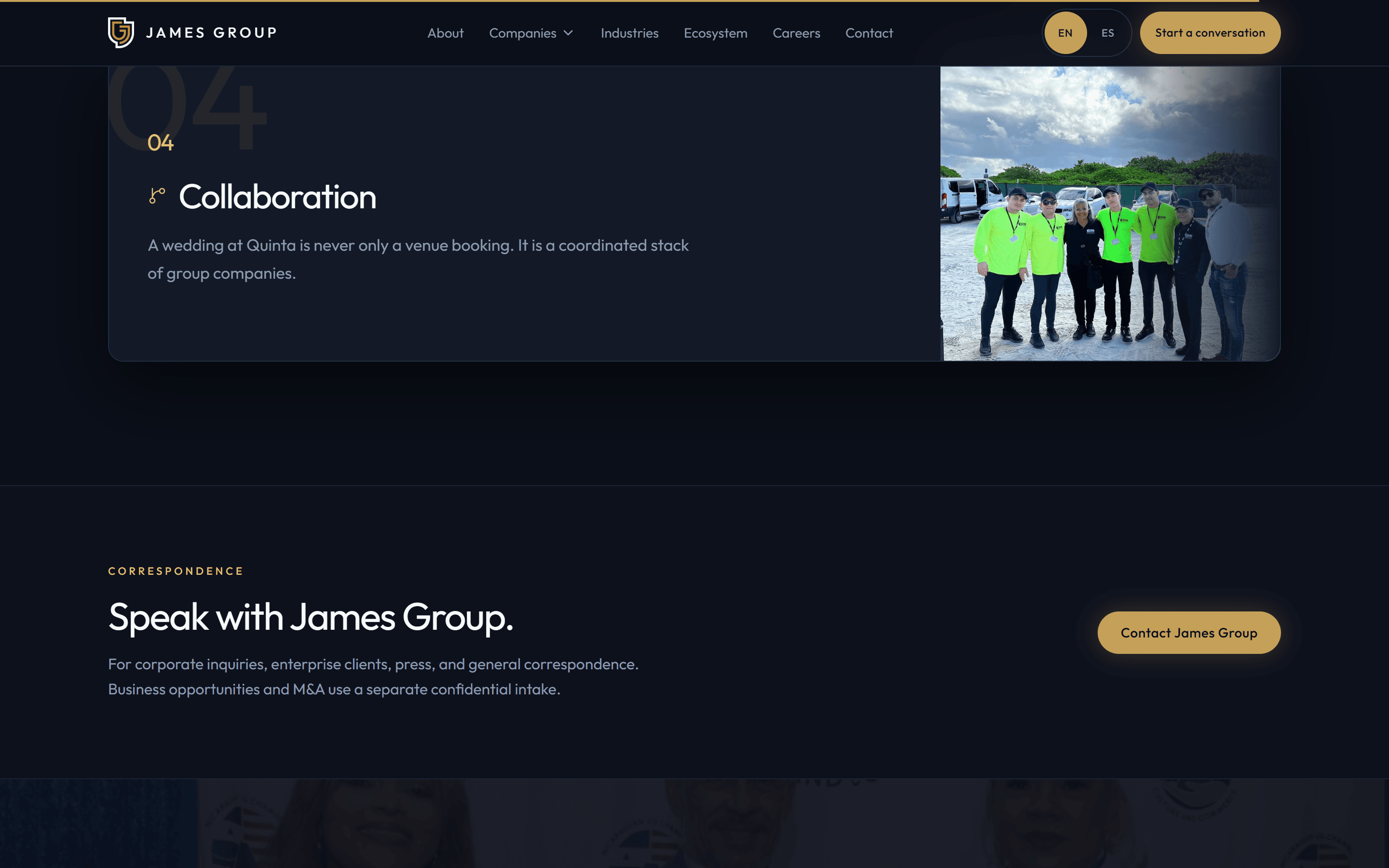 James Group — 5
